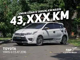 FREE SALDO E-TOLL YARIS 1.5 G AT MATIC 2016 PUTIH