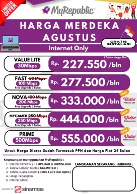 Internet super ngebut anti lelet harga terjangkau