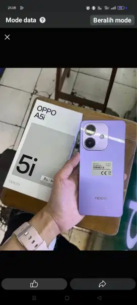 Oppo a5i ram 8/64 baru