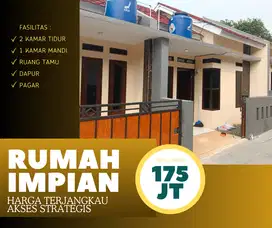 DIJUAL CLUSTER MODERN MURAH 2 KAMAR SHM AKSES DEKAT STASIUN