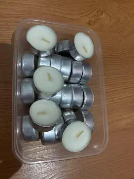 Lilin Aromaterapi Tealight Candle Isi 24 Aroma Vanila