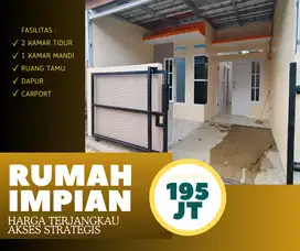 MINICLUSTER SIAP HUNI 2 KAMAR SHM AKSES STRATEGIS MULAI 195 JUTA