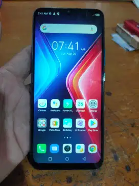 Jual hp Infinix ik hot 11 play normal mulus bgus