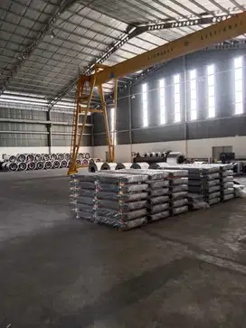 Gudang baru Blesindo Legok luas 2128m, ada 3 hoist