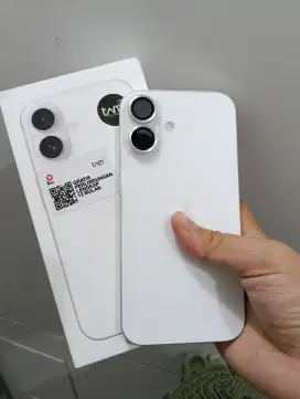 Iphone 16 (128 GB) White (PA,A)
Lengkap Kotak, Tali Cas Ori
