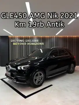 Mercedes Benz GLE 450 GLE450 AMG 2021 Hitam Mercy B2070KLS Km19rb