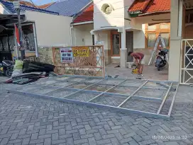 Kanopi atap UPVC double layar