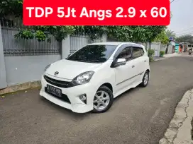 TDP 5 Jt Angs Termurah Agya TRD Sportivo 2016 Matic Putih Low Km