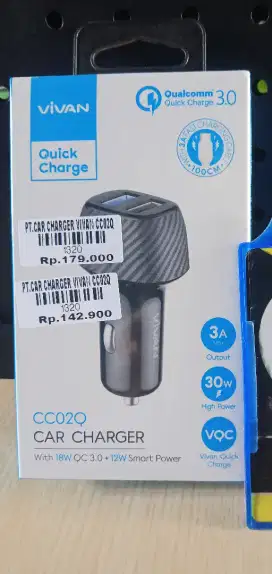 CAR CHARGER VIVAN CC02Q | ATLANTIS DAHSYAT