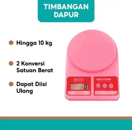 Timbangan Digital LED Scale Rechargeable Serbaguna (MASIH ADA BOX)
