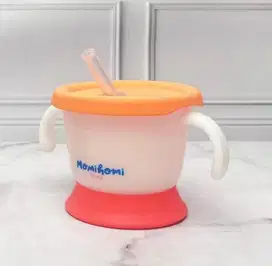 Momi Homi Baby Training Cup 160ML Dengan Straw Anti Tumpah Anti Pecah