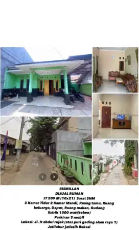 Di jual rumah kmpjng siap huni berada di jln lingkungan