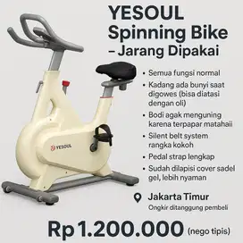 YESOUL Spinning Bike - Jarang Dipakai