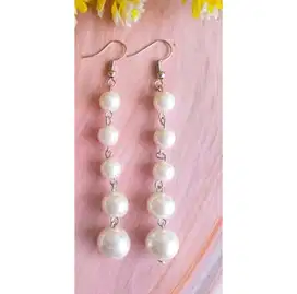 Anting Juntai Mutiara Giwang Korea Aksesoris Anting Panjang