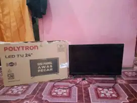 tv led Polytron 24 inc digital noken ori