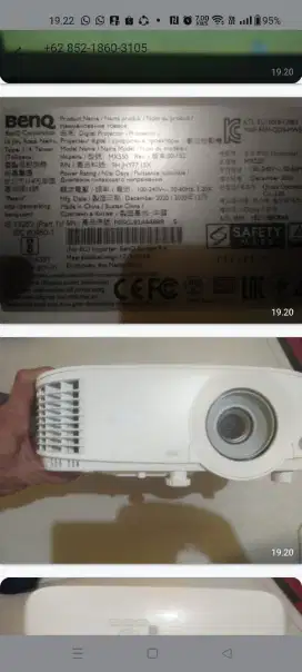 Djual proyektor BENQ ms550