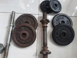 dumbell set berat total 15kg