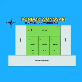 Lahan Langsung Mangku Jalan Aspal, Dekat Kids Fun SHMP, Cocok Usaha