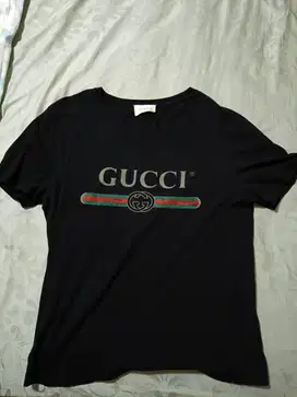 Gucci Authentic Belt Logo T-shirt - Black - Made in Italy