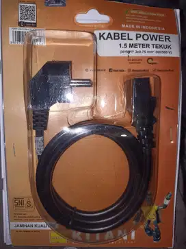 Kabel Komputer Tekuk Kitani 1,5 Meter