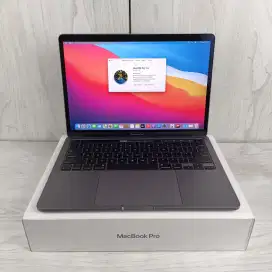 Macbook Pro 2020 Touchbar ram 16 ssd core I7 Full set buat desain