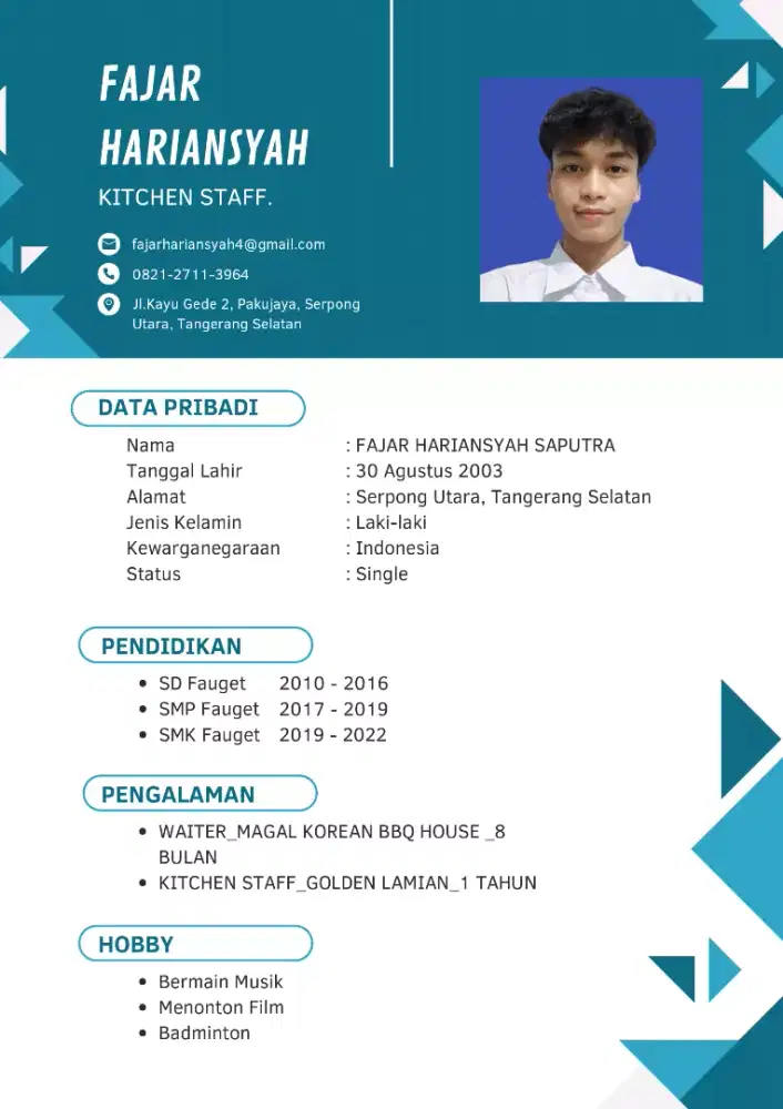 info lokernya pak / bu