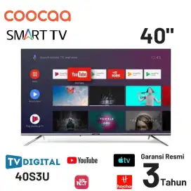 COOCAA LED SMART TV 40 Inch FHD DIGITAL TV 40S3U Youtube Wifi Blutooth