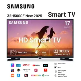 Minimal ORDER 10 Unit! SAMSUNG LED SMART TV 32H5000FK Digital TV 2025