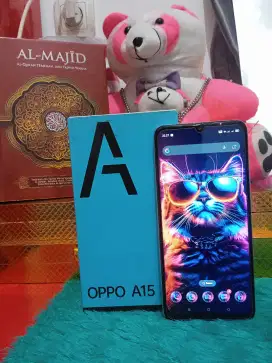 OPPO A15 RAM 3/32 MULUS FULLSET