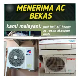 Terima ac bekas rusak