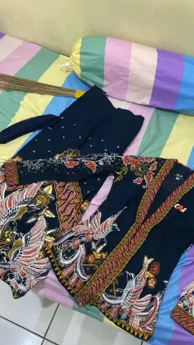 (NEW ORI 2025) Setelan Seragam Pramugari Kereta Api Indonesia Batik