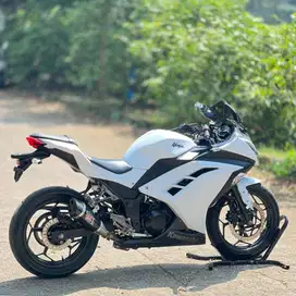 MULUS BANGET! KAWASAKI NINJA 250 FI OLD PUTIH 2014 KM 7K PAJAK HIDUP
