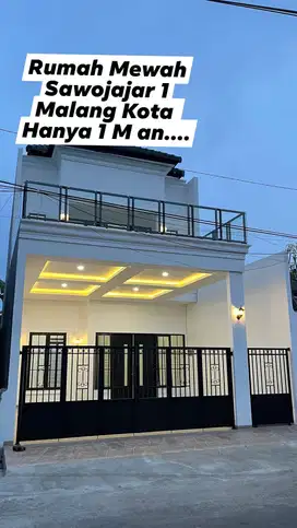 Rumah Baru Mewah Dijual Sawojajar 1 Malang Kota