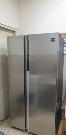 Kulkas samsung side by side 2 pintu jumbo normal siap pakai