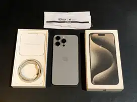 iPhone 15 Pro Max 256gb iBox Natural Titanium Fullset Original
