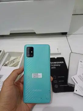 Dijual samsung galaxy A51 6/128 Fullshet