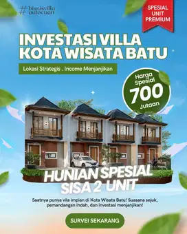 Vila batu view premium private pool 900 jutaan