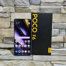 Poco F6 12/512 5G Fulset segel mulus 98% Garansi sampek bulan 10-2025