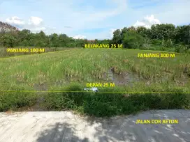 Tanah Strategis 2.507 m² Sleman Dkat Tol Trihanggo & Kampus, Investasi