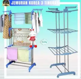 Jemuran baju 3 susun