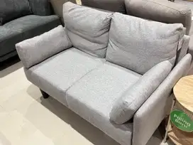 SOFA MINIMALIS 2 SEATER BAHAN FABRIC