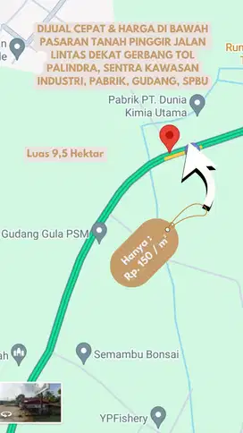 Jual tanah murah di Indralaya