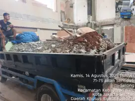 Jasa angkut puing dan sampah