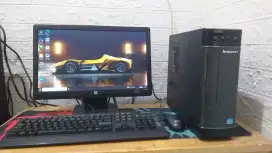 Komputer PC Lenovo Wifi Fullset Siap Pakai