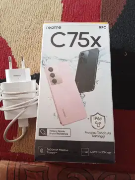 Jual hp realme c75x ram 8/128 baru 3 Minggu