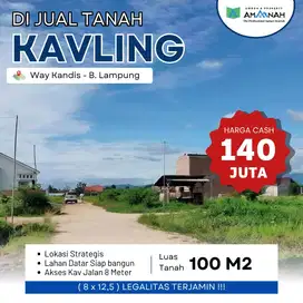 JUAL TANAH BELAKANG PASAR WAY KANDIS