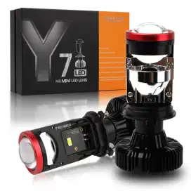 Lampu LED Y7 socket H4 isi 2 pcs @50watt terang