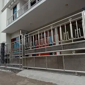 pagar stainless steel aluminium