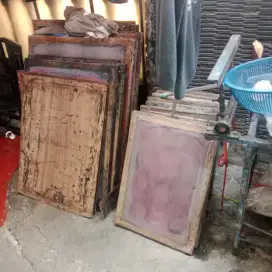 Peralatan sablon manual