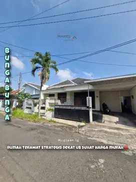 Rumah Klasik Terawat daerah bunga bunga Sukarno Hatta Lowokwaru Malang
